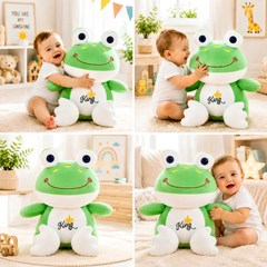 King Frog Plush Soft Toy