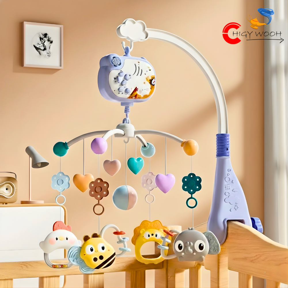 Music Rotating Bed Bell