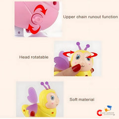 Chigy Wooh Jumping Bird 3 PCS Animals Key Operated Wind Up Toys for Toddler Kids Funny Moving Toys for Babies