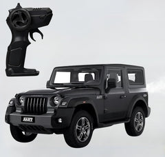 Chigy Wooh Remote Control Thar 1:16 Scale 2 Spray SUV Jeep with Openable Doors, Light & Song Toy for kids Best Gift for 3+ Year Old Boys