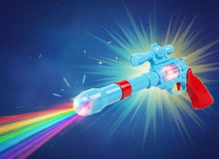 Chigy Wooh 3D Projection Strike Toy Gun with Vibrant Light & Sound Effects Toy for Kids