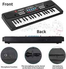 Piano Keyboard with Mic