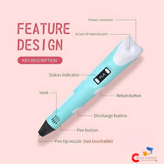3D Pen for Kids and Adults Professional 3D Printing Pen