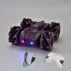 Remote Control Drift Stunt Car 360 Degree Drift Car Left Right Rotation for kids