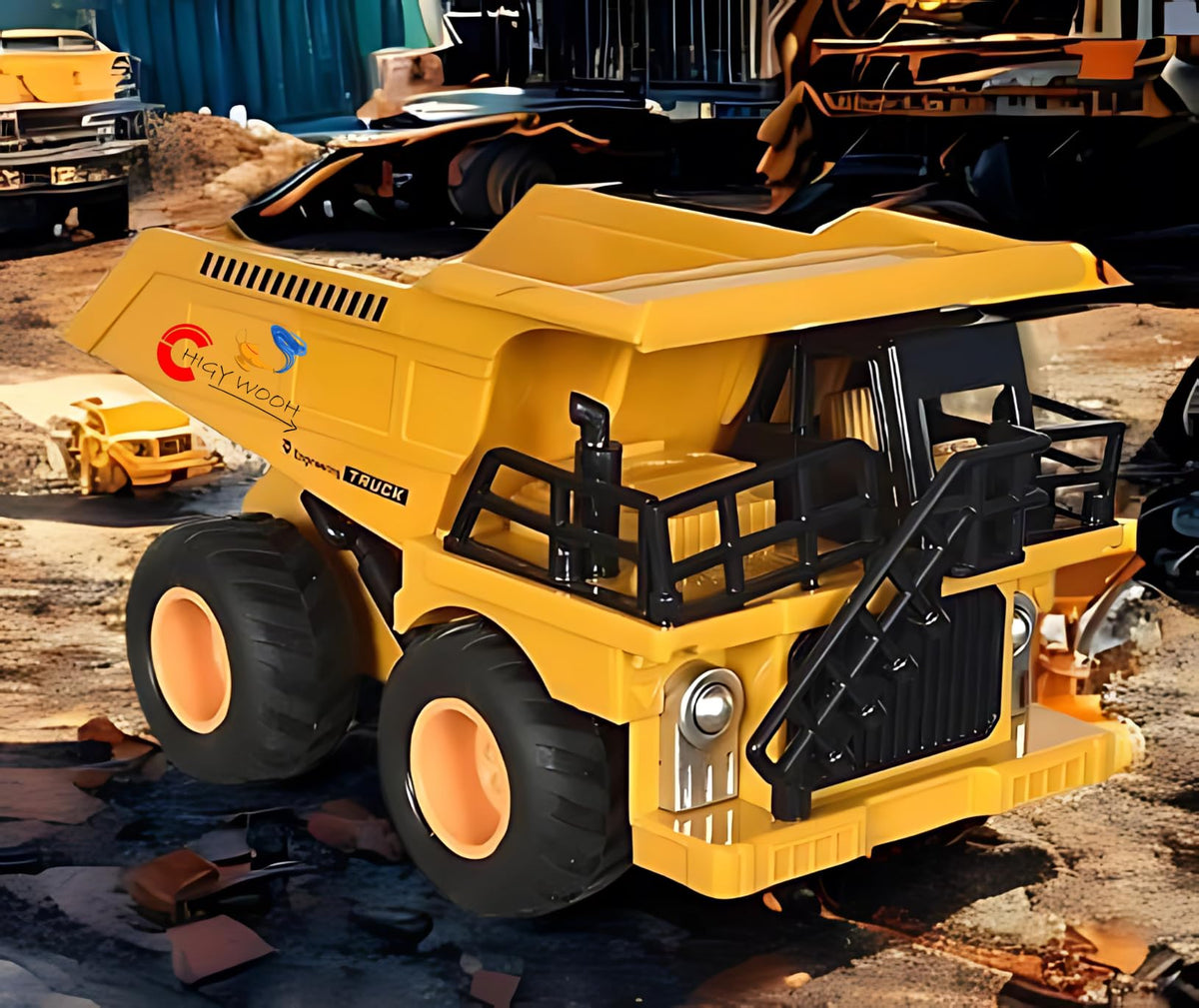Truck Dumper Truck Construction Toy Vehicle Realistic Simulation Moveable Part (Dumper)