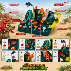 Dinosaur Adventure Track Set Toy for Kids