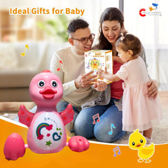 Musical Duck Toy for Kids with Light & Sound Flapping Wings Dancing Toy for kids