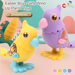 Chigy Wooh Jumping Bird 3 PCS Animals Key Operated Wind Up Toys for Toddler Kids Funny Moving Toys for Babies