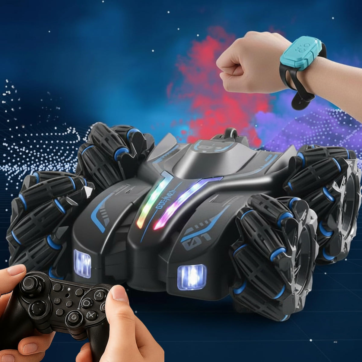 Remote Control Drift Double Smoke Stunt Car 360°