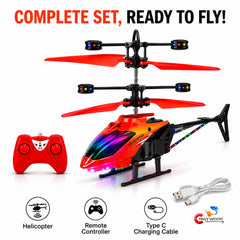 Remote Control Flying Helicopter WIth LED Lights