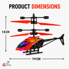 Remote Control Flying Helicopter WIth LED Lights