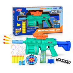 3-in-1 Multifunctional Bubble & Soft Foam Bullet Gun