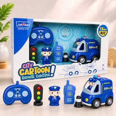City Cartoon Remote Control Police Car
