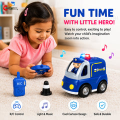 City Cartoon Remote Control Police Car
