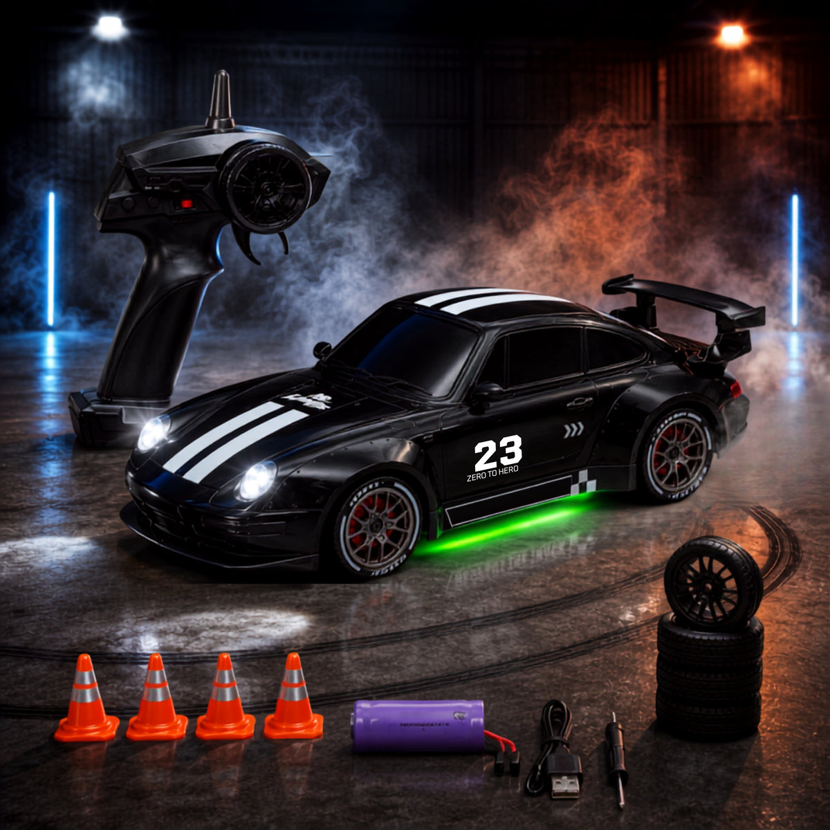 High-Speed RC Drift Racing Car