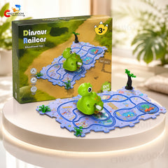 Dinosaur Railcar DIY Puzzle Track Educational Toy