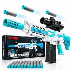 Realistic Storm Shooting Soft Bullet Gun Toy with Scope
